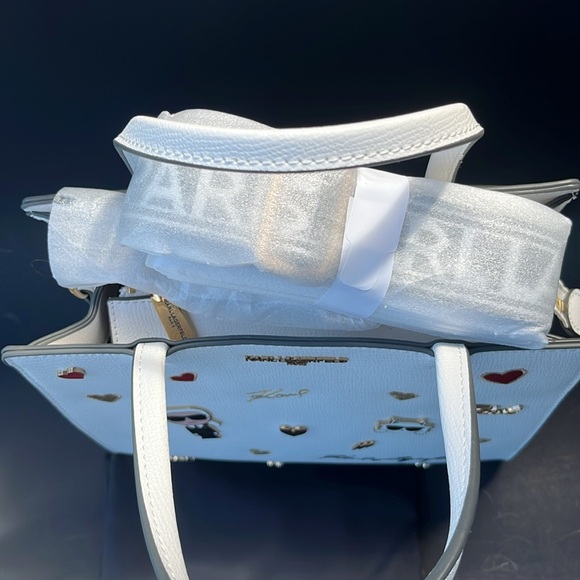 NWT Karl Lagerfeld “MAYBELLE” Satchel/Crossbody Bags - Picture 10 of 16